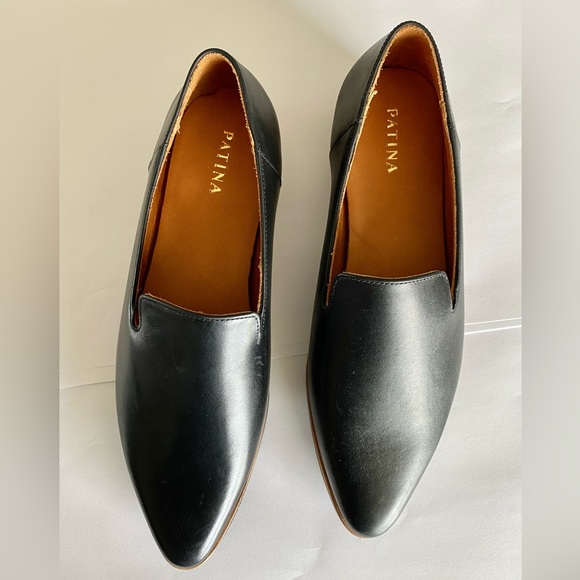NWOB Patina Portland Pointed Flat Slip-on Loafers Size 10.5B Retail $198 - Picture 2 of 7